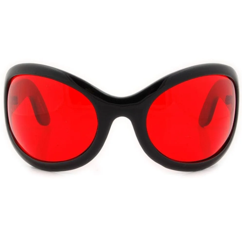 BIGGIE 90s Oversized Bug-Eye Sunglasses sold by Giant Vintage product image thumbnail 4