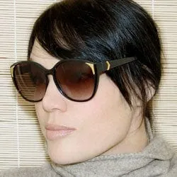 PIPER Black Oversized Sunglasses sold by Giant Vintage