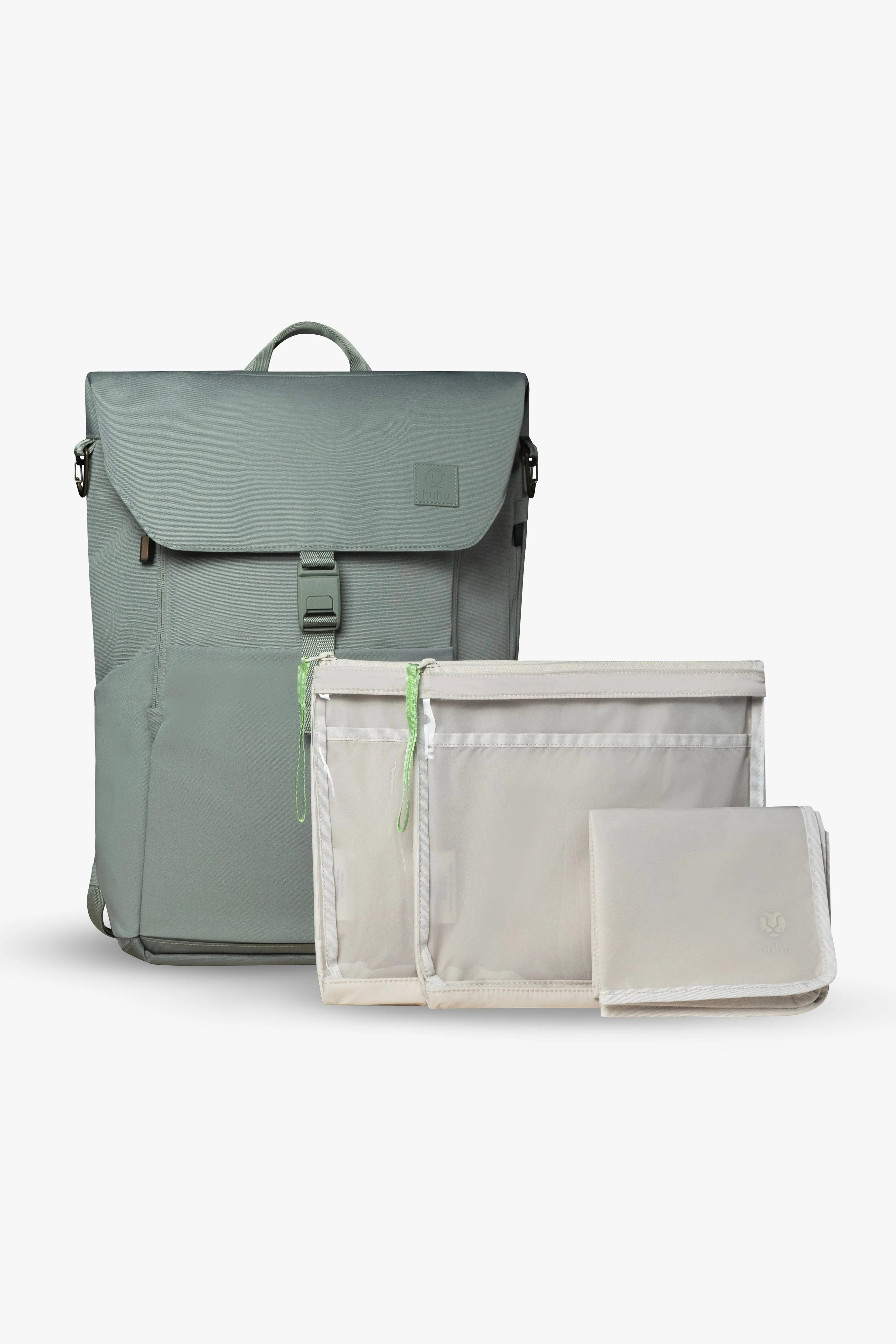 Everyday Diaper Backpack / Outdoorsy Sage sold by Huhu product image thumbnail 2