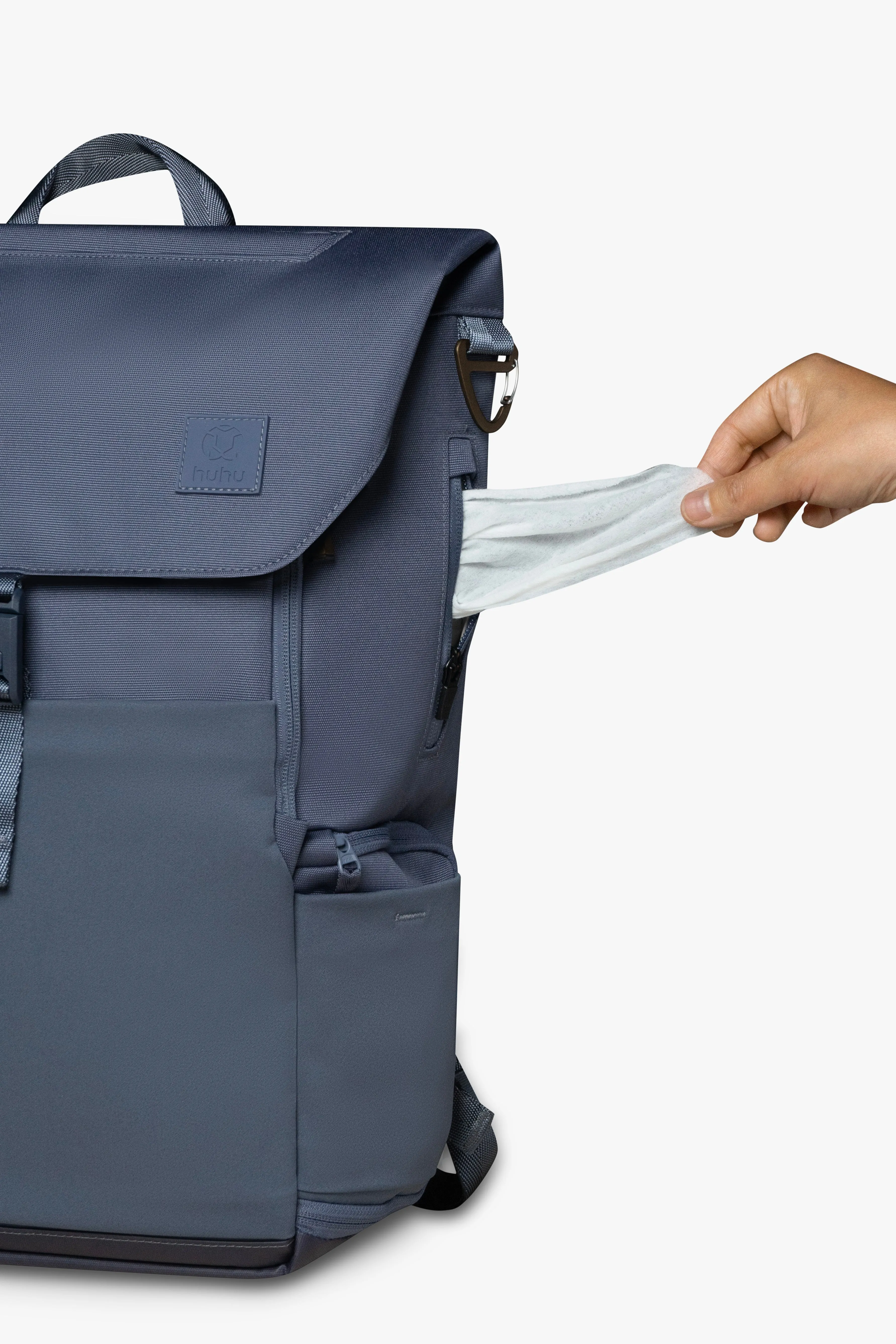 Everyday Diaper Backpack / Dusky Blue sold by Huhu product image thumbnail 5