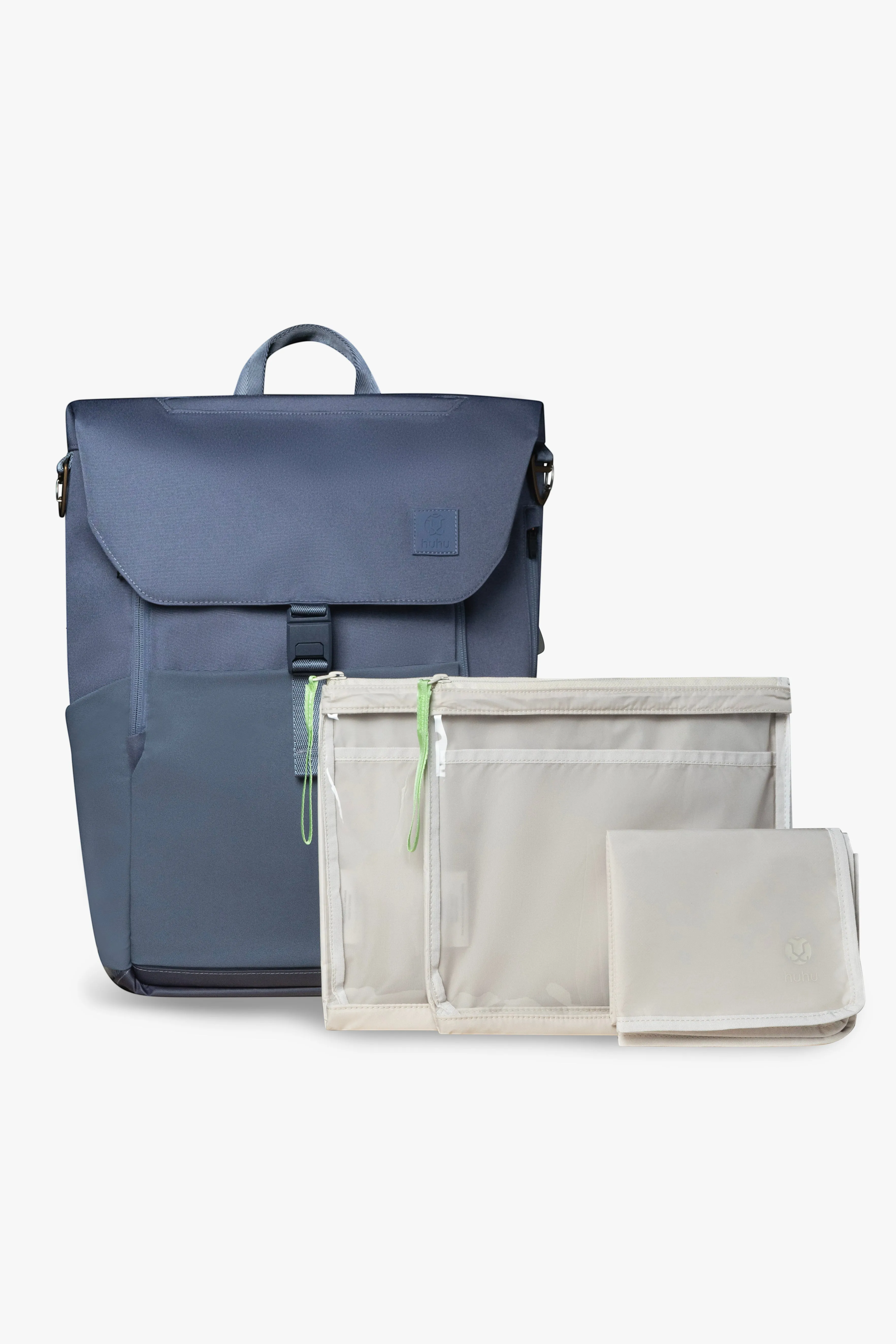 Everyday Diaper Backpack / Dusky Blue sold by Huhu product image thumbnail 2