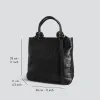 Mini Loop - soft croco black sold by Kaai nv