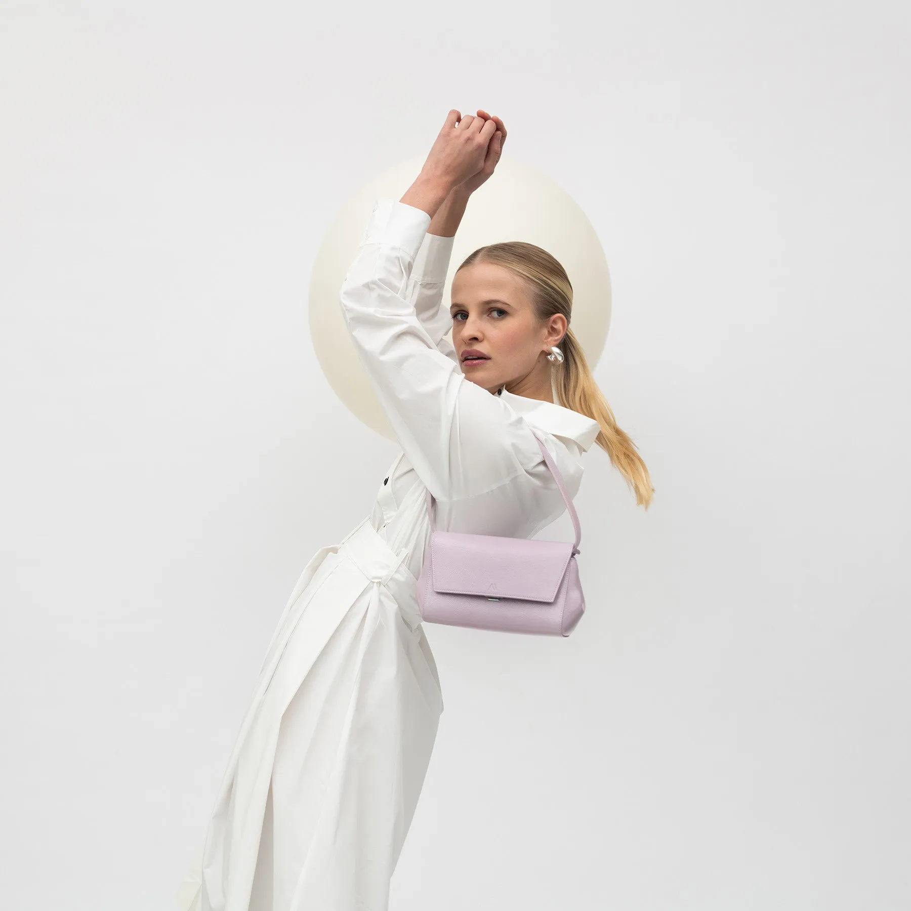 Ikon Clutch - naplack light lilac sold by Kaai nv product image thumbnail 5