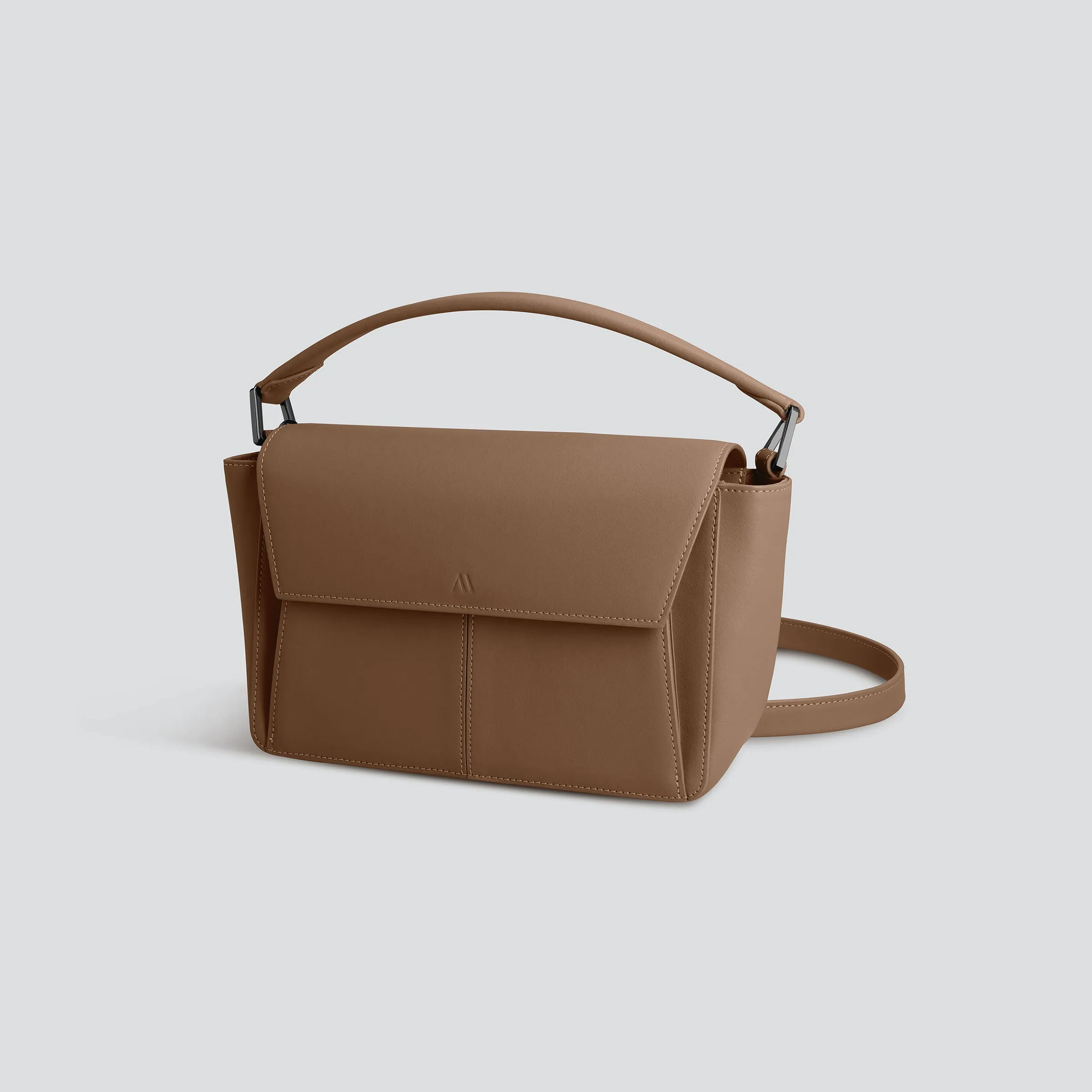 Ikon Shoulder Bag - warm taupe sold by Kaai nv