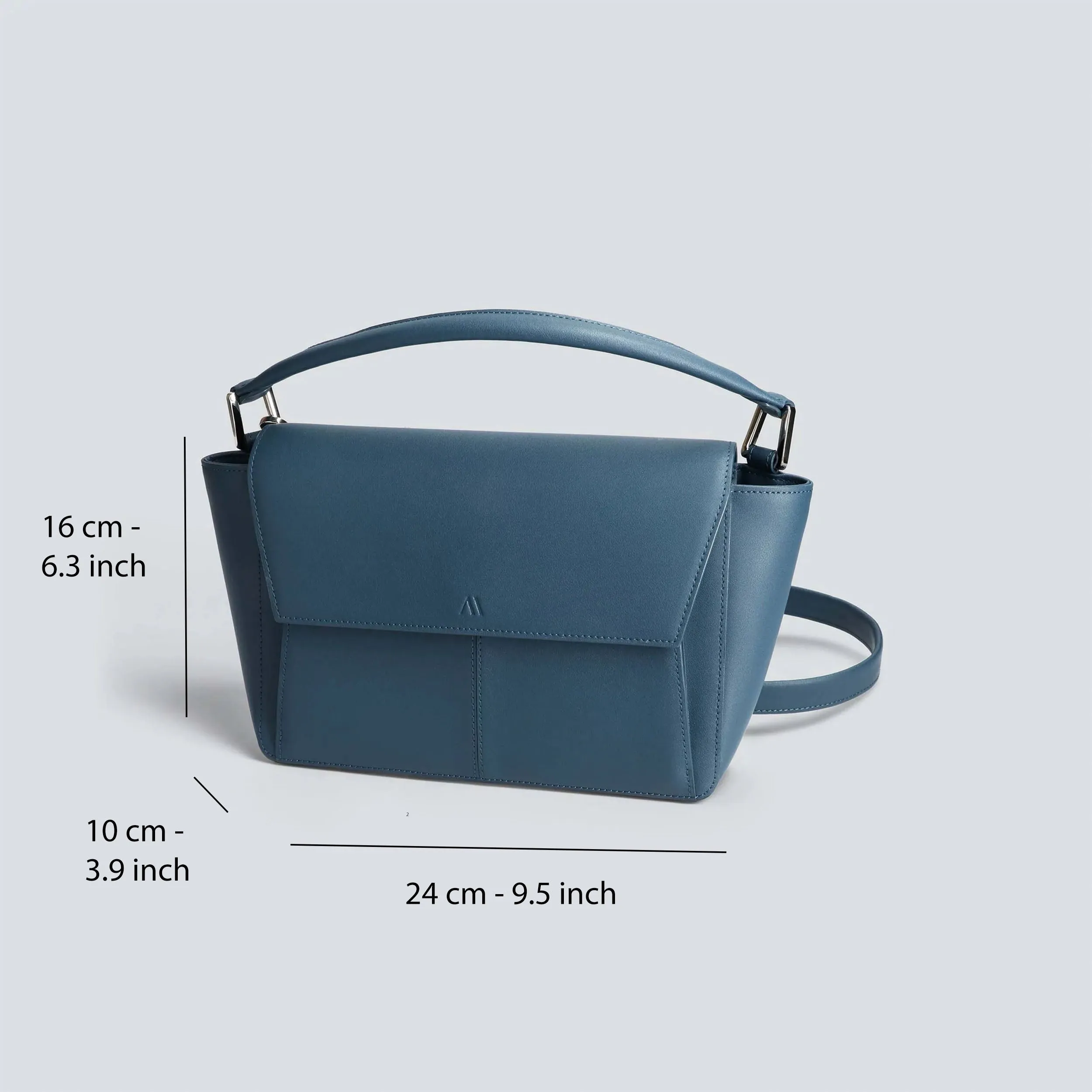 Ikon Shoulder Bag - teal blue sold by Kaai nv product image thumbnail 3