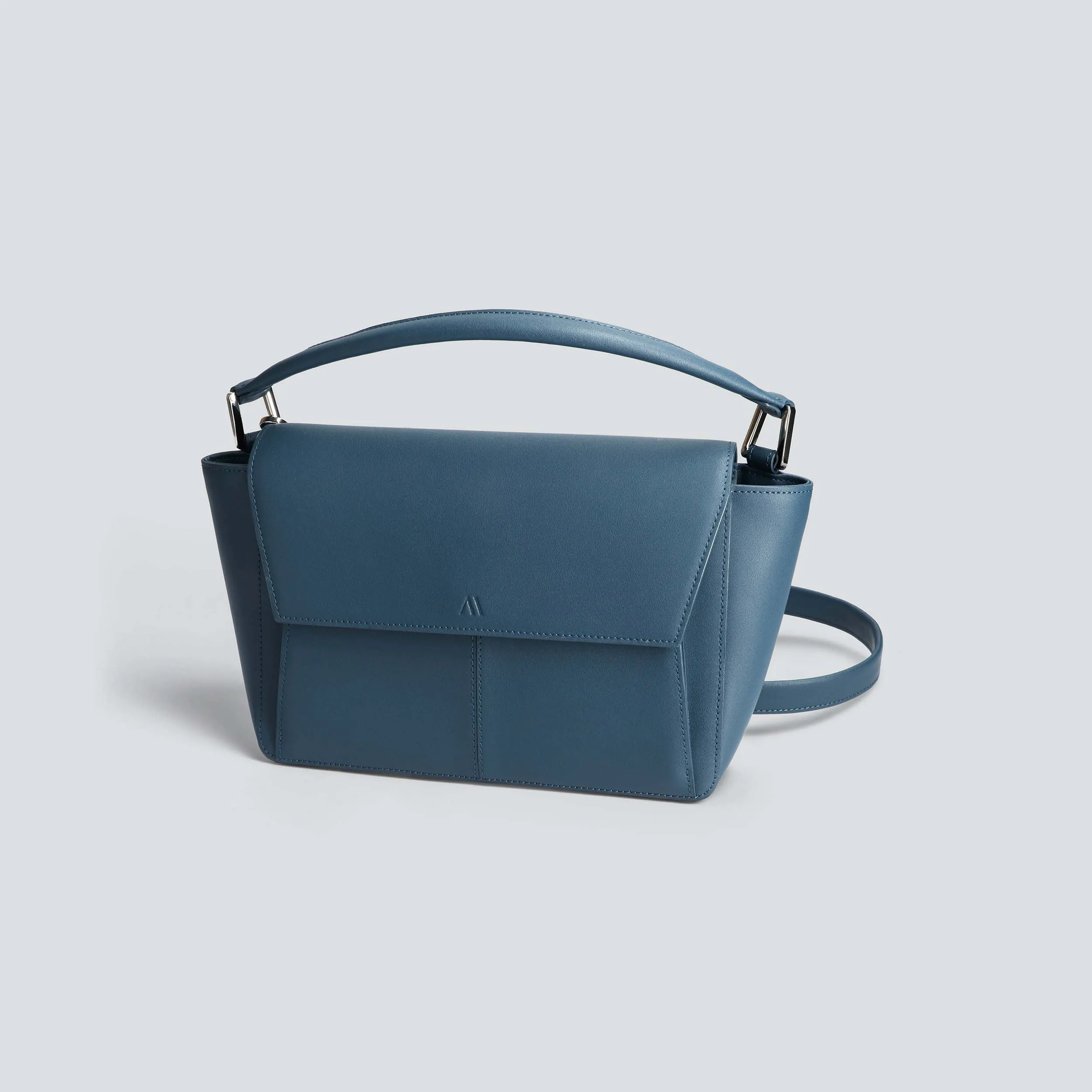 Ikon Shoulder Bag - teal blue sold by Kaai nv