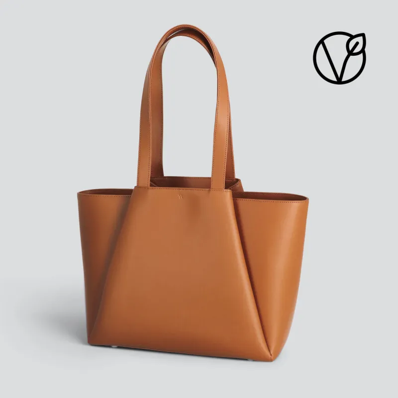 Vegan Midi Pyramid - cognac sold by Kaai nv