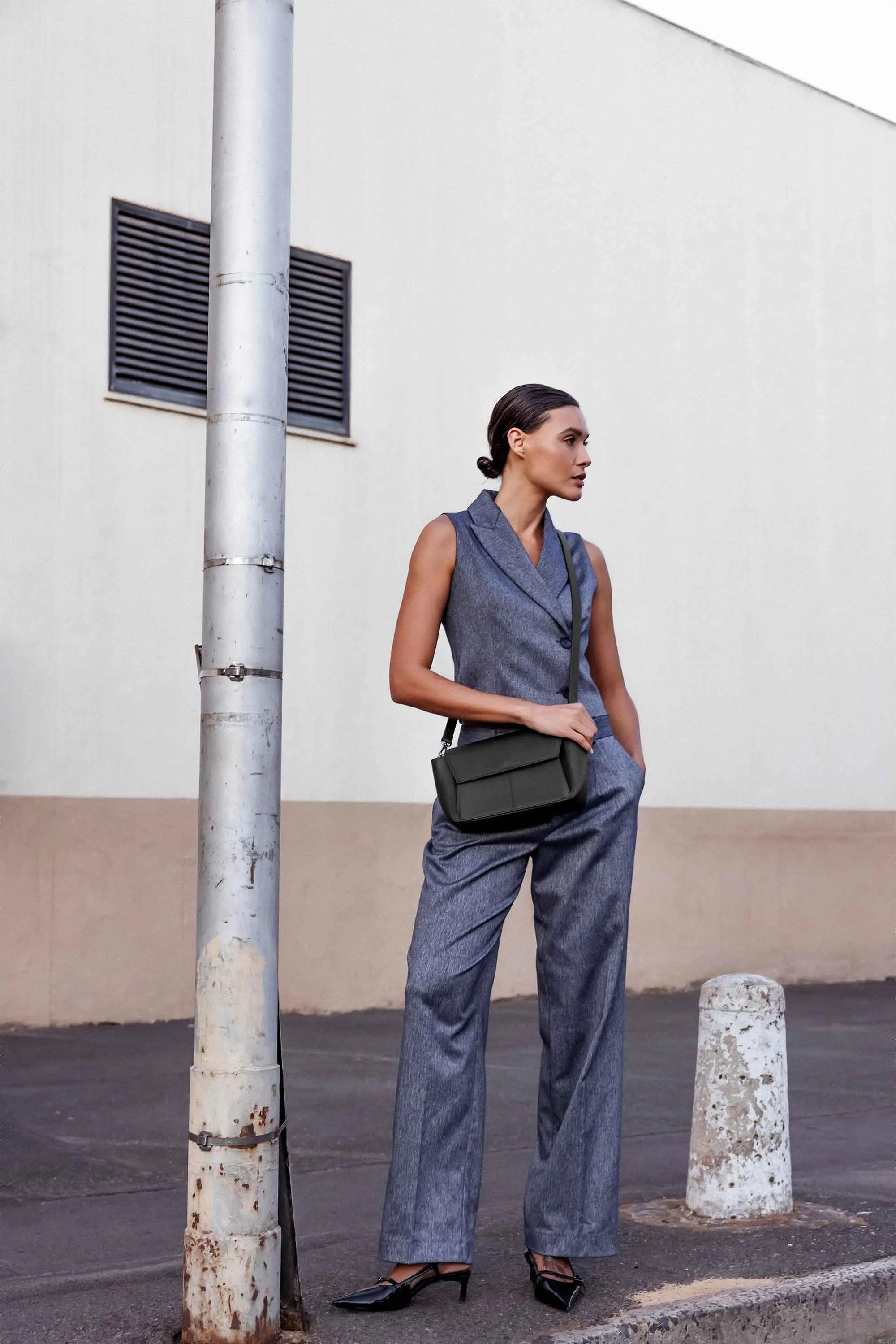 Ikon Shoulder Bag - black sold by Kaai nv product image thumbnail 3