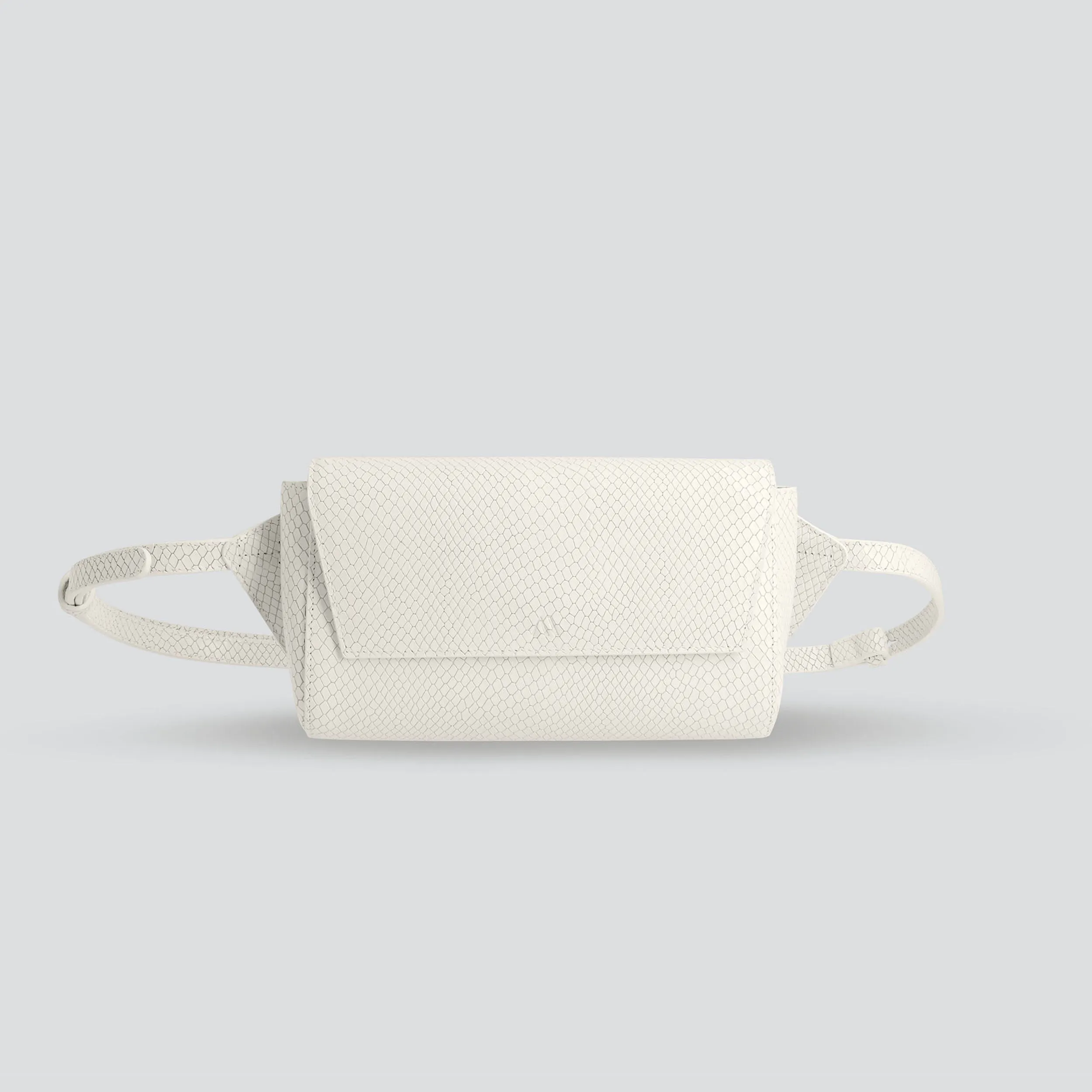 Ikon Belt Bag - lizard ice white sold by Kaai nv
