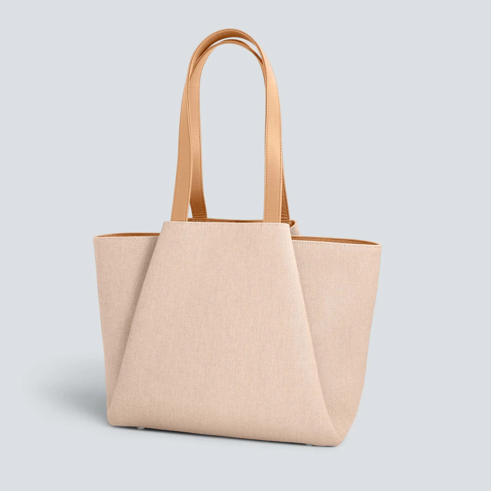 Midi Pyramid - eco canvas beige sold by Kaai nv product image thumbnail 3