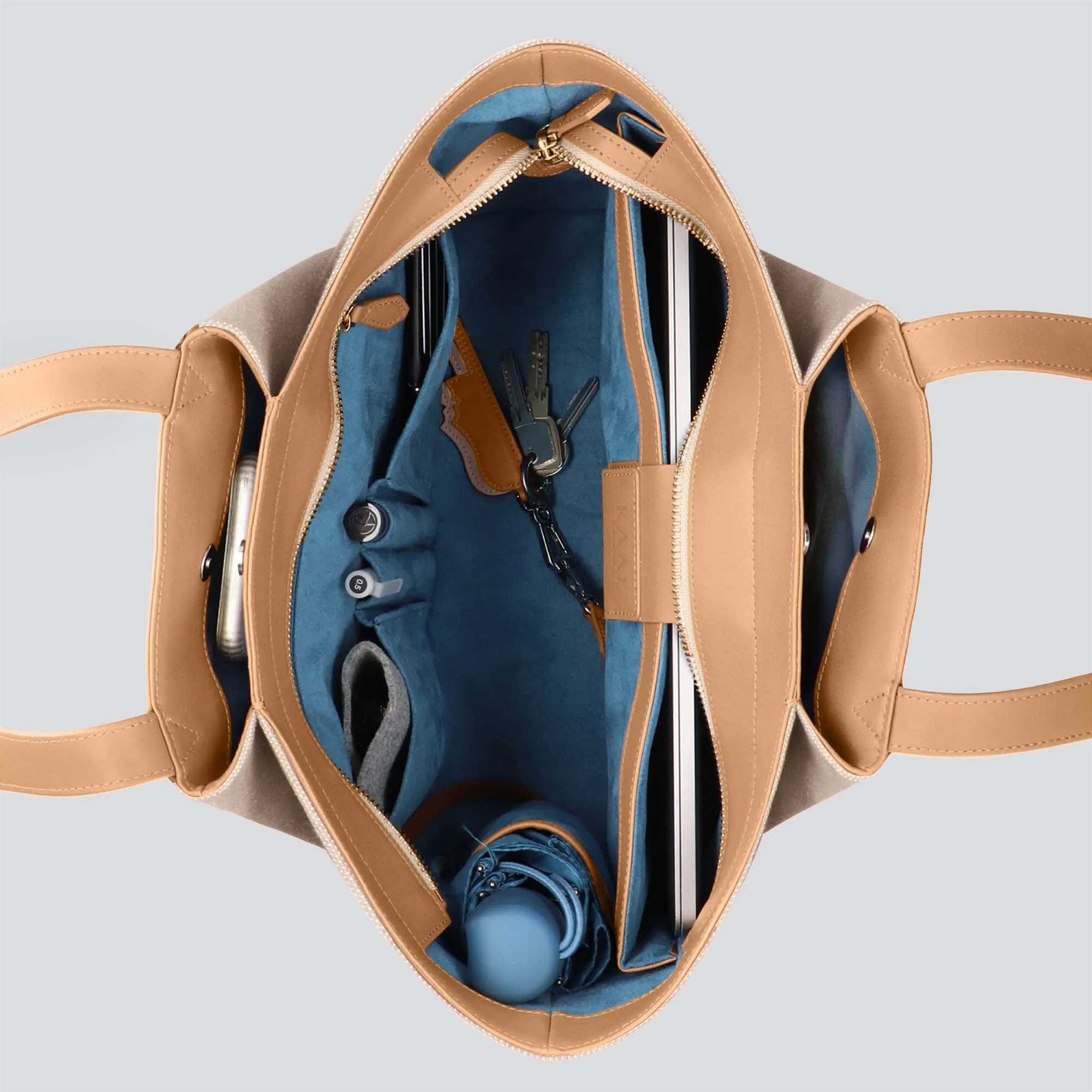 Midi Pyramid - eco canvas beige sold by Kaai nv product image thumbnail 4