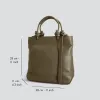 Mini Loop - nappa dark khaki sold by Kaai nv