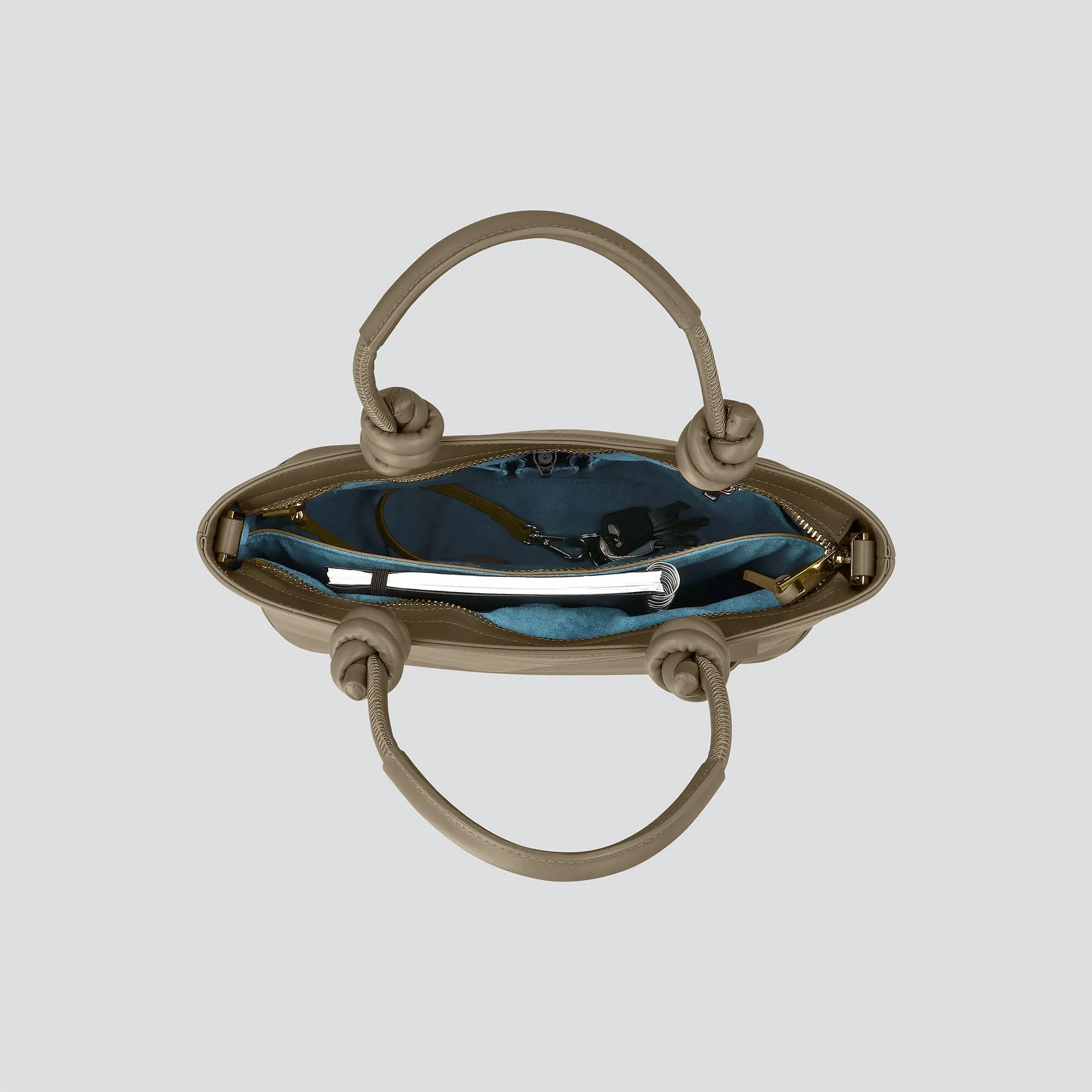 Mini Loop - nappa dark khaki sold by Kaai nv product image thumbnail 2