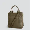 Mini Loop - nappa dark khaki sold by Kaai nv