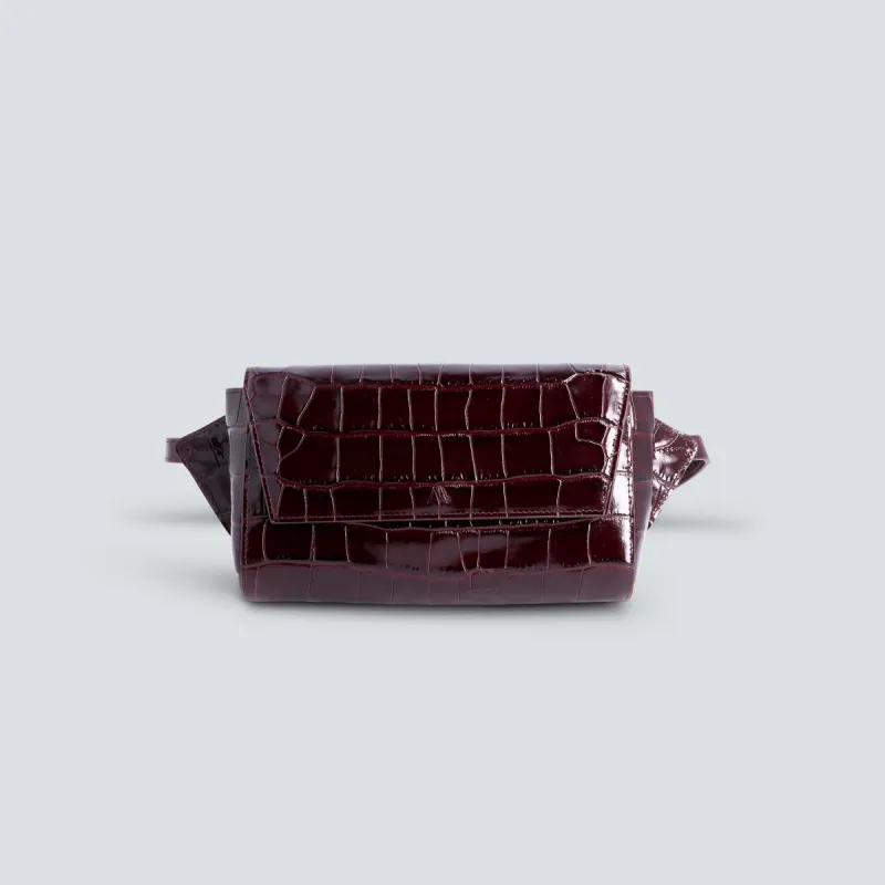 Ikon Belt Bag - croco fondant sold by Kaai nv
