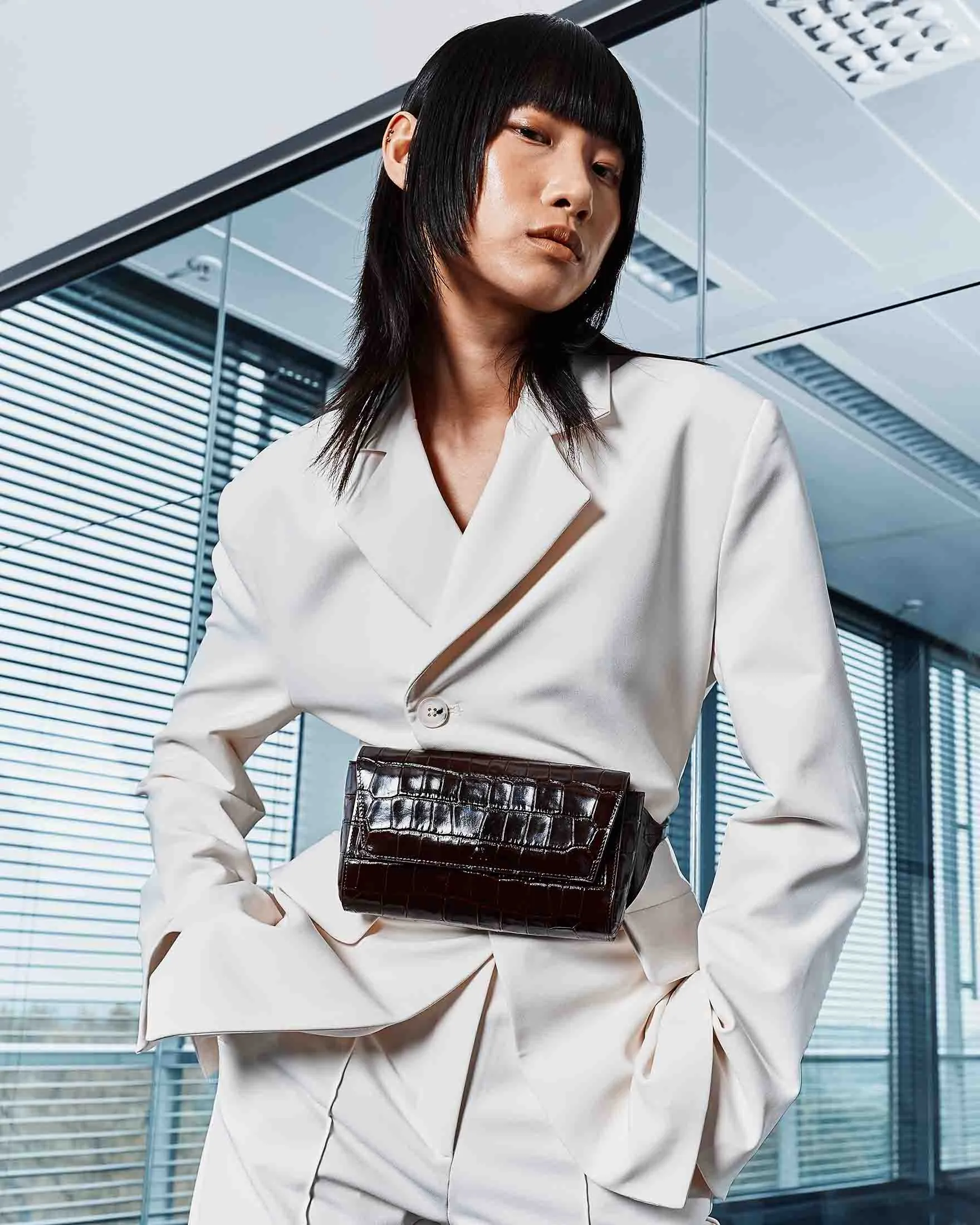 Ikon Belt Bag - croco fondant sold by Kaai nv product image thumbnail 3