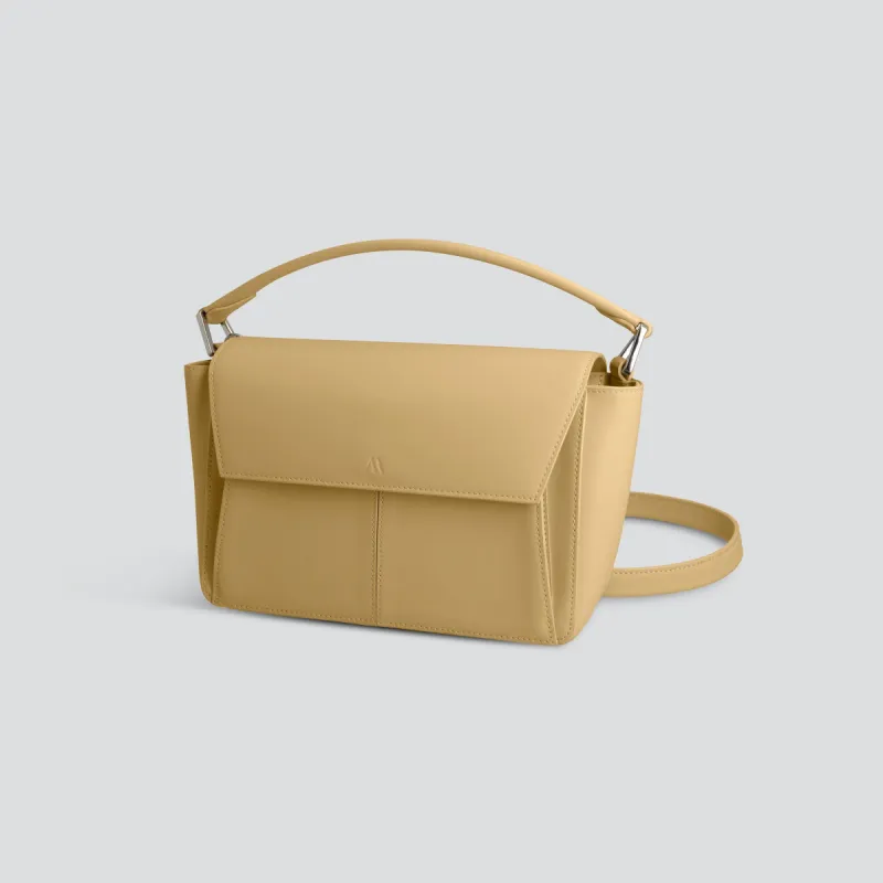 Ikon Shoulder Bag - retro yellow sold by Kaai nv