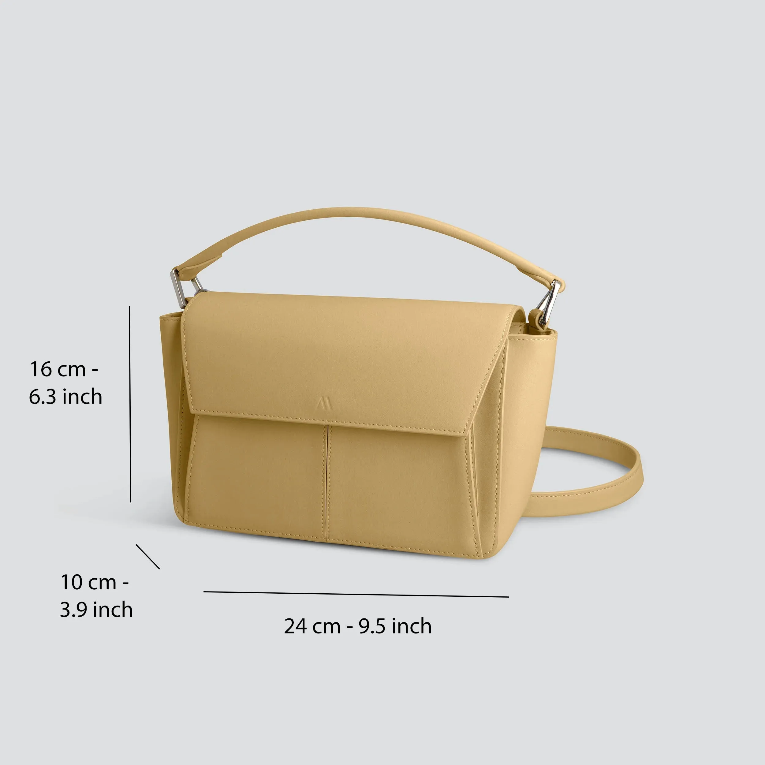 Ikon Shoulder Bag - retro yellow sold by Kaai nv product image thumbnail 4