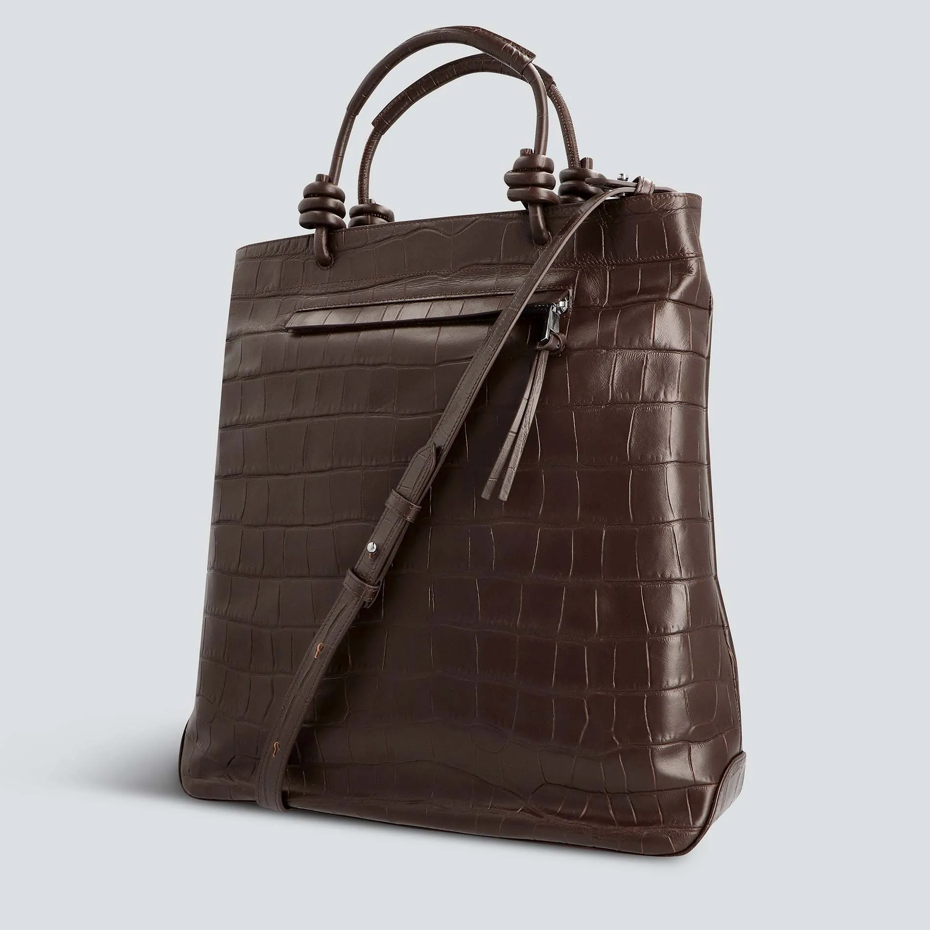 Loop - soft croco espresso sold by Kaai nv product image thumbnail 3