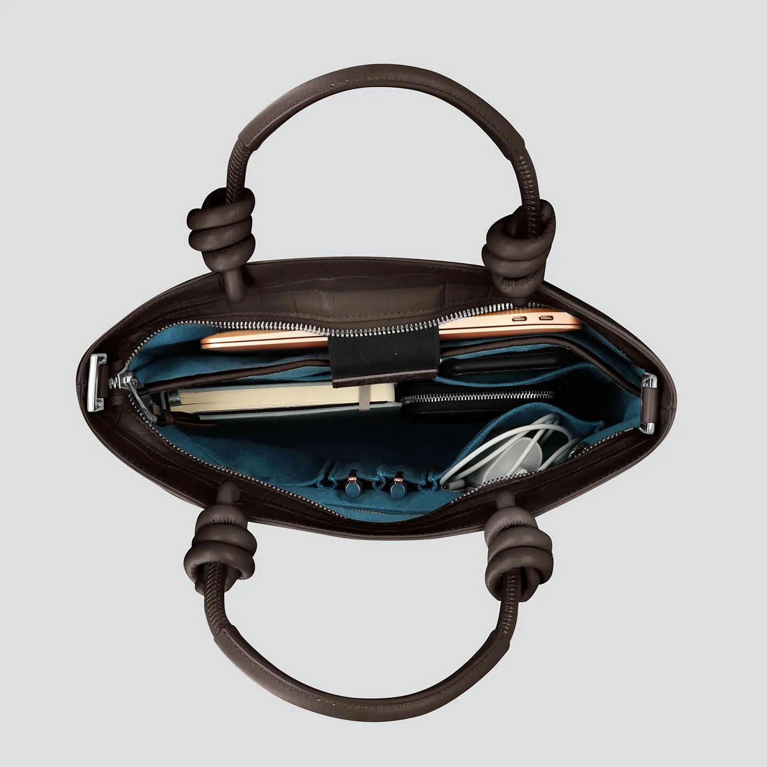 Loop - soft croco espresso sold by Kaai nv product image thumbnail 2