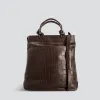 Loop - soft croco espresso sold by Kaai nv