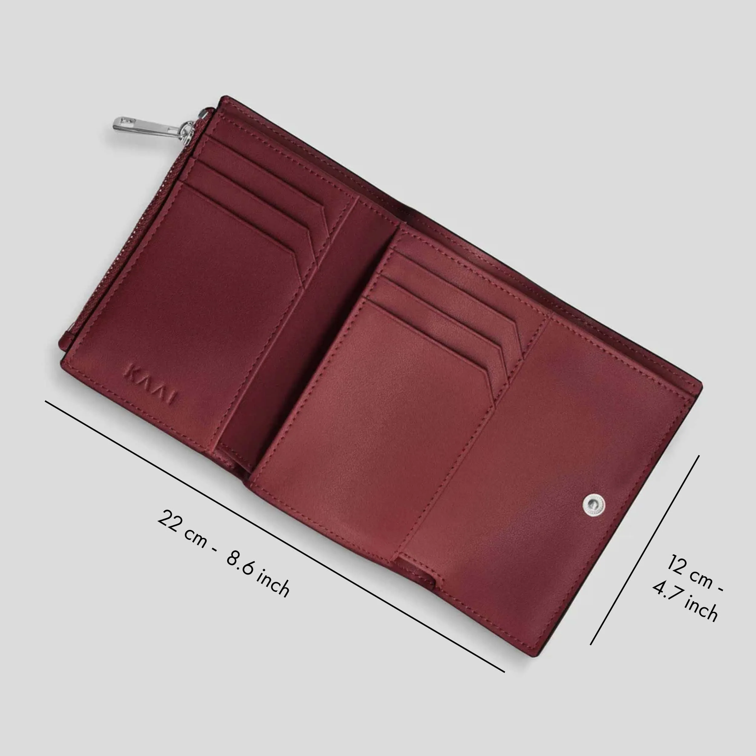Helix wallet - aubergine sold by Kaai nv product image thumbnail 3