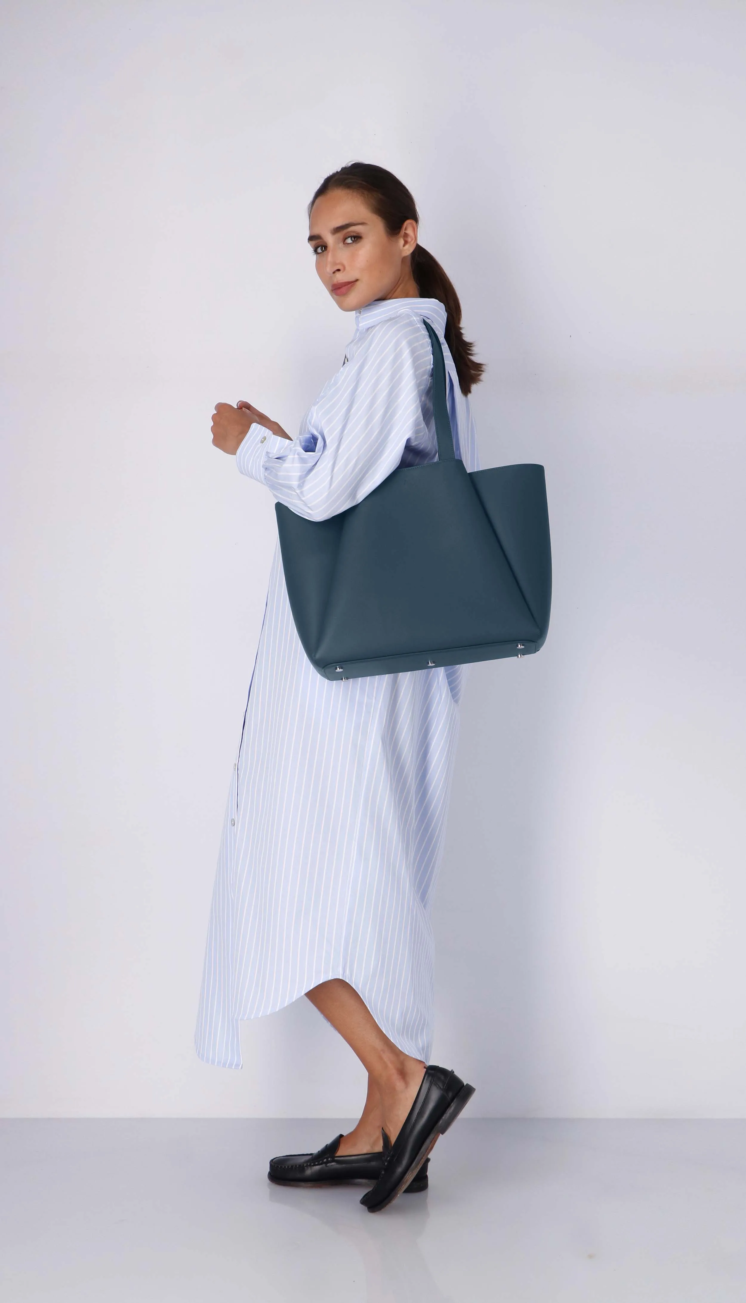 Midi Pyramid - teal blue sold by Kaai nv product image thumbnail 3