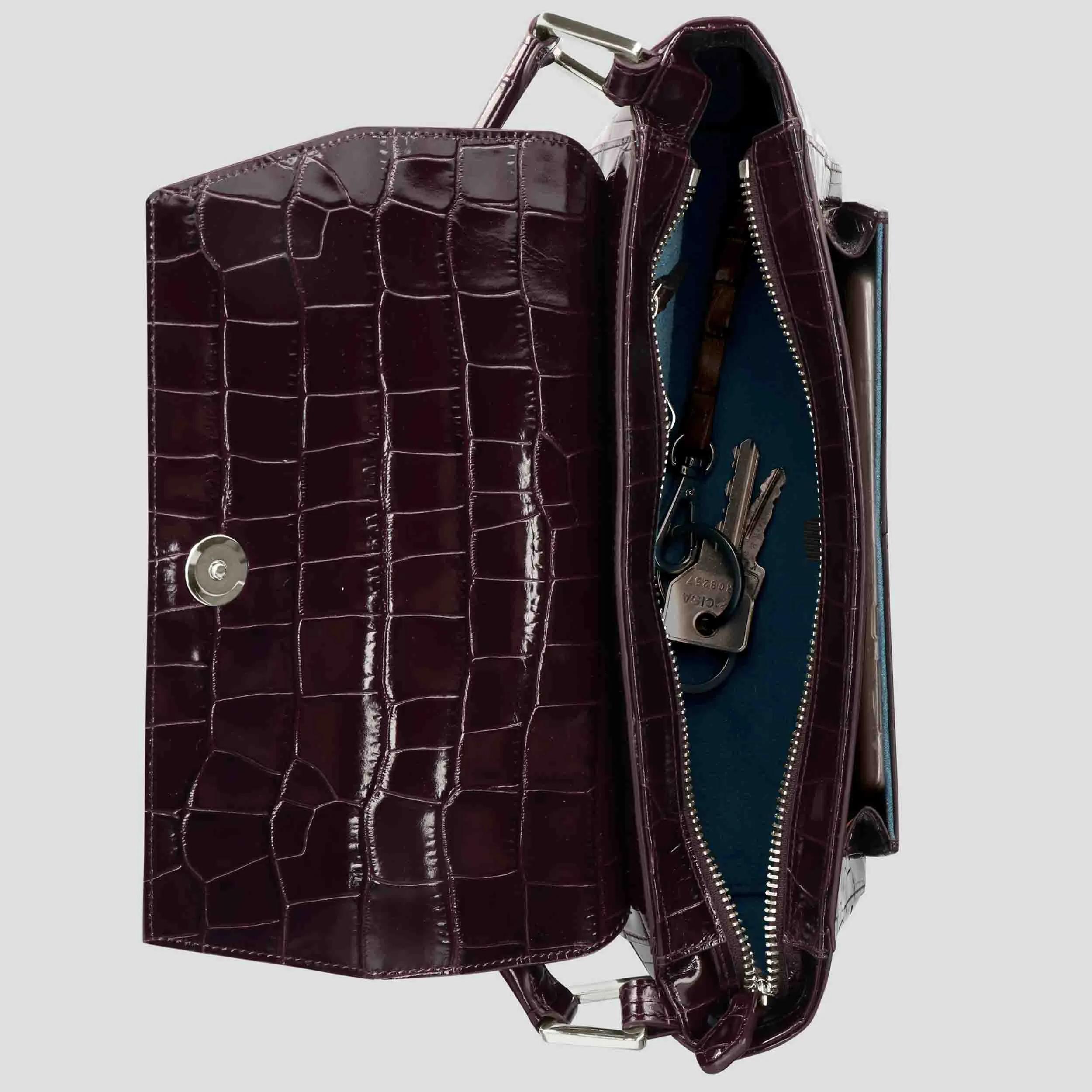 Ikon Shoulder Bag - croco fondant sold by Kaai nv product image thumbnail 3