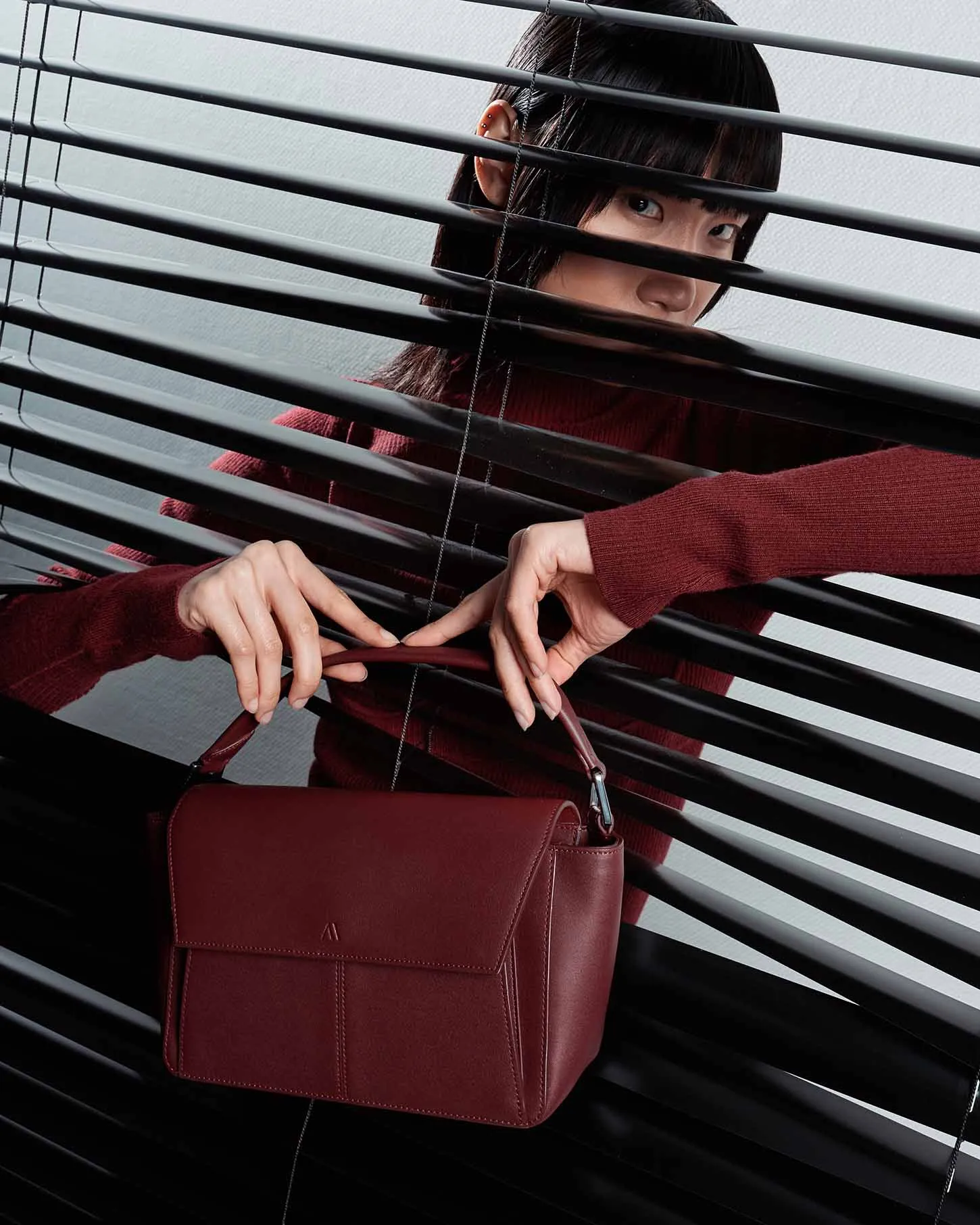 Ikon Shoulder Bag - merlot sold by Kaai nv product image thumbnail 2
