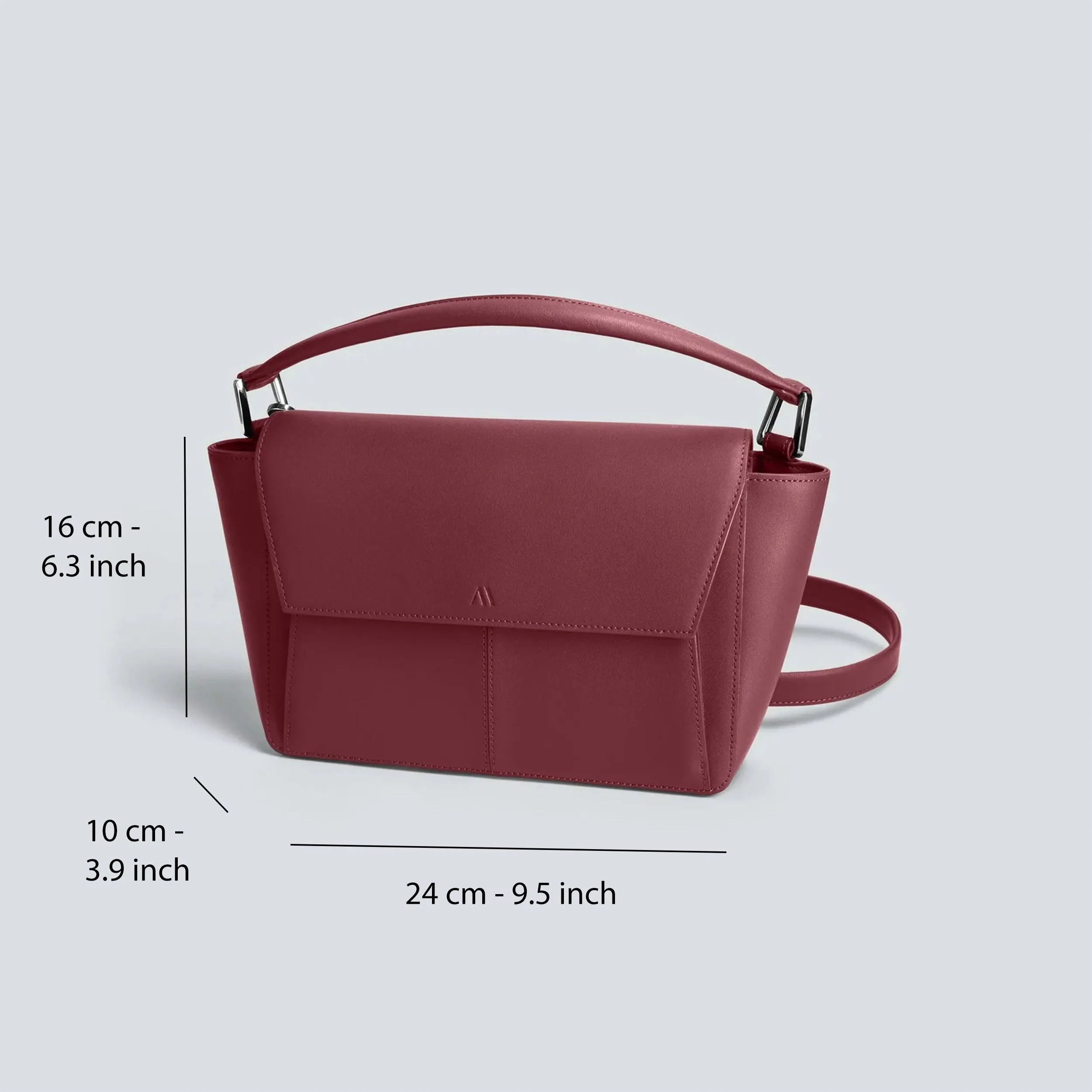 Ikon Shoulder Bag - merlot sold by Kaai nv product image thumbnail 5