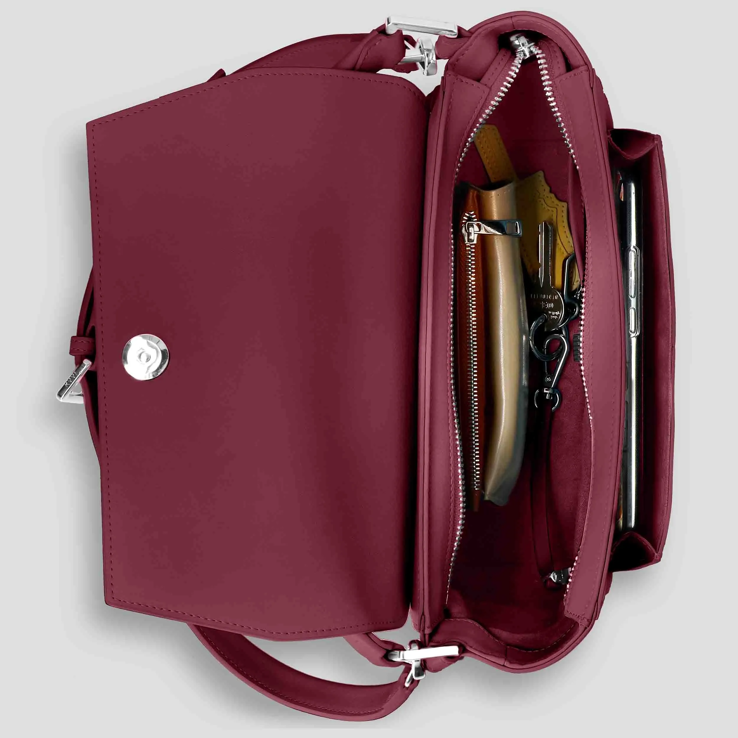 Ikon Shoulder Bag - merlot sold by Kaai nv product image thumbnail 4