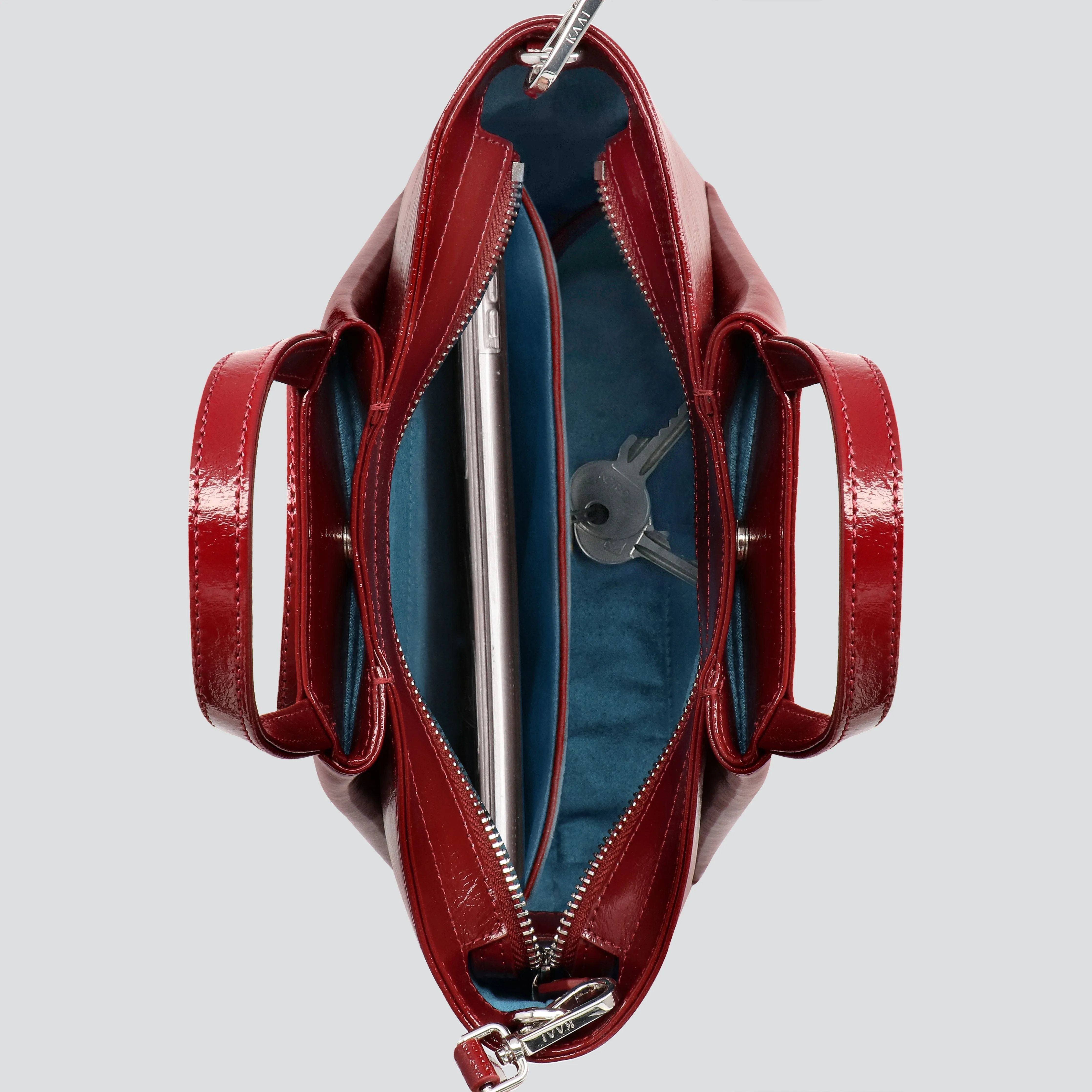 Mini Pyramid - naplack sangria red sold by Kaai nv product image thumbnail 2