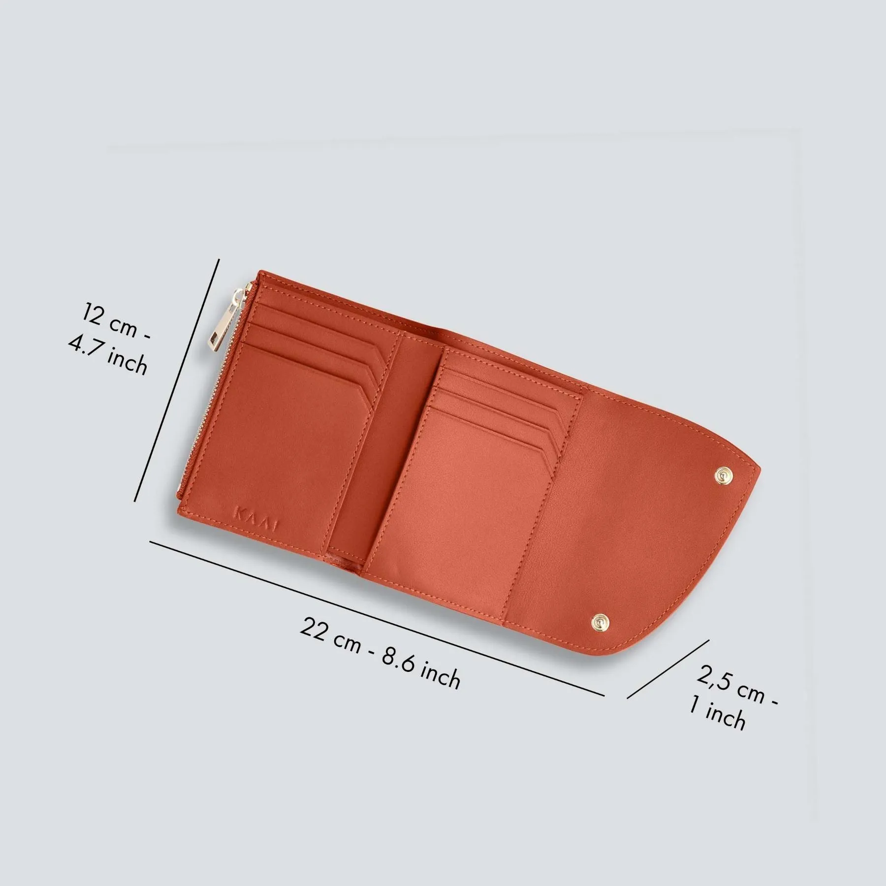 Rebel Wallet - terracotta sold by Kaai nv product image thumbnail 3