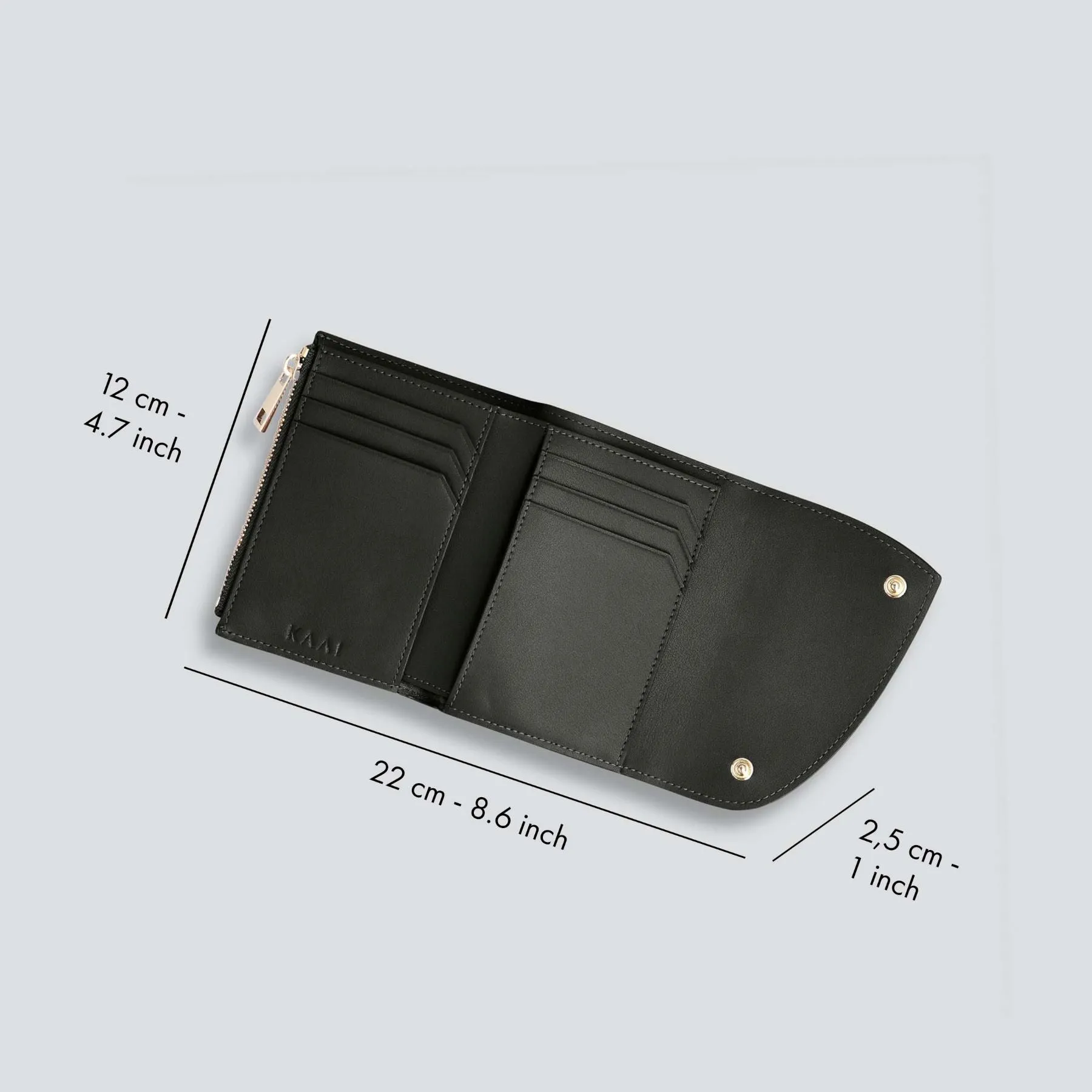 Rebel Wallet - black sold by Kaai nv product image thumbnail 3