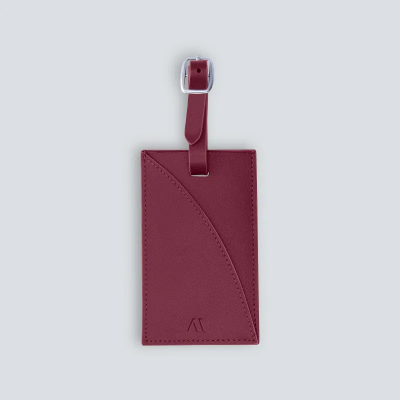 Luggage Tag - merlot sold by Kaai nv