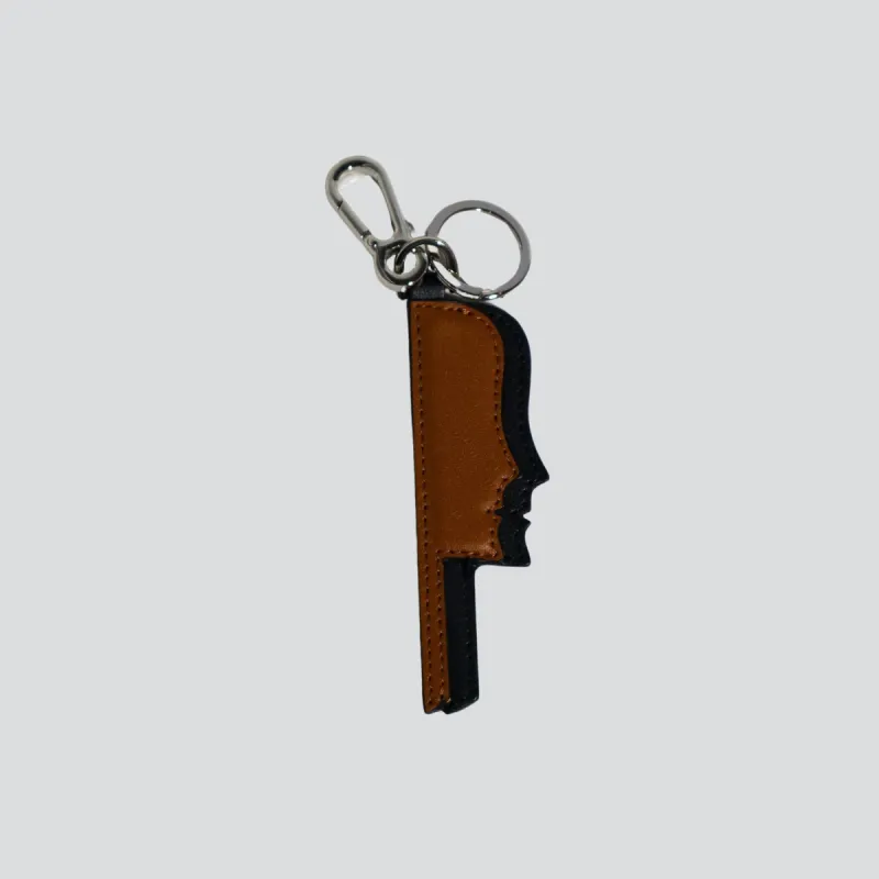 Sisterhood Key Chain - black/cognac sold by Kaai nv