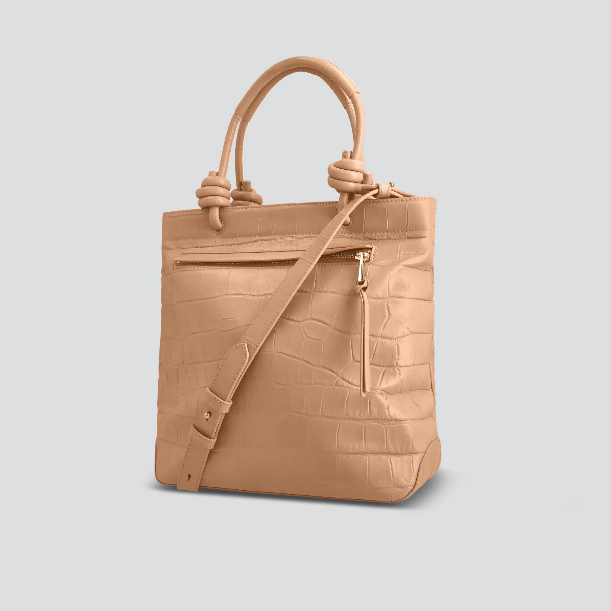 Mini Loop - soft croco cappuccino sold by Kaai nv product image thumbnail 4