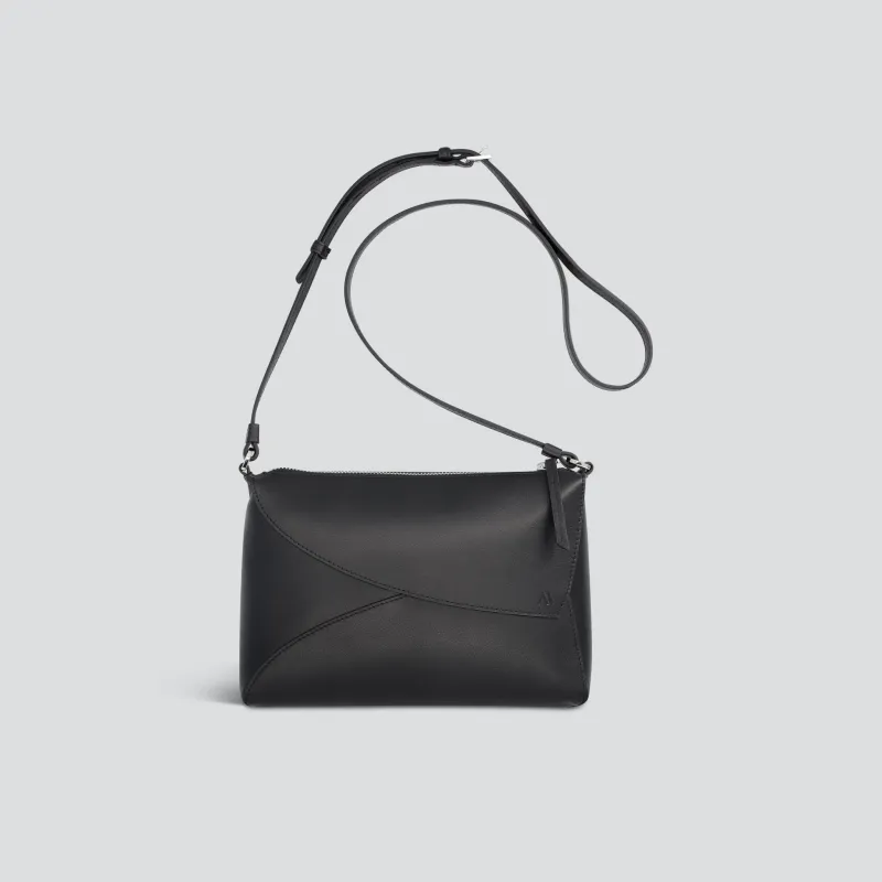 Rebel Clutch - soft touch black sold by Kaai nv