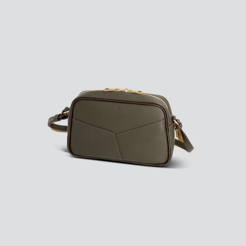 Mini Bowler - hunter khaki sold by Kaai nv