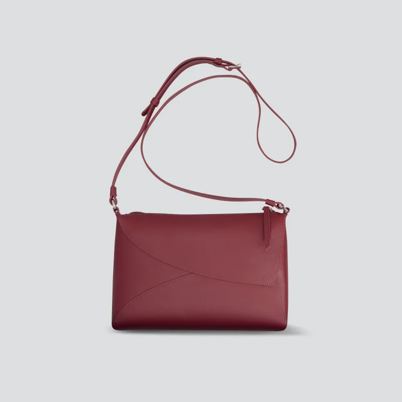 Rebel Clutch - soft touch dahlia red sold by Kaai nv