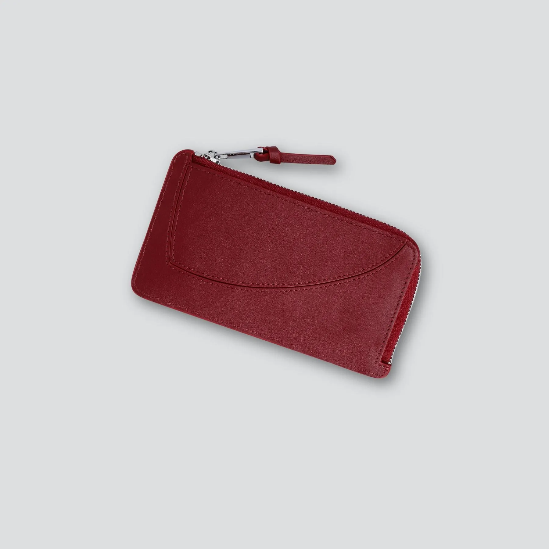 Rebel Cardholder - soft touch dahlia red sold by Kaai nv