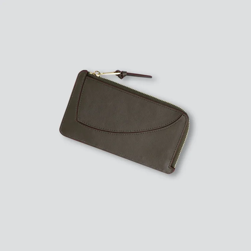 Rebel Cardholder - soft touch hunter khaki sold by Kaai nv