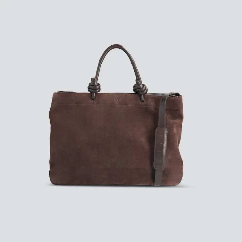 Midi Loop - suede espresso sold by Kaai nv