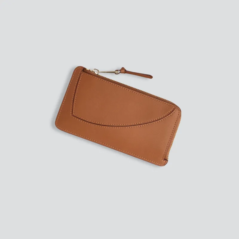 Rebel Cardholder - soft touch cognac sold by Kaai nv