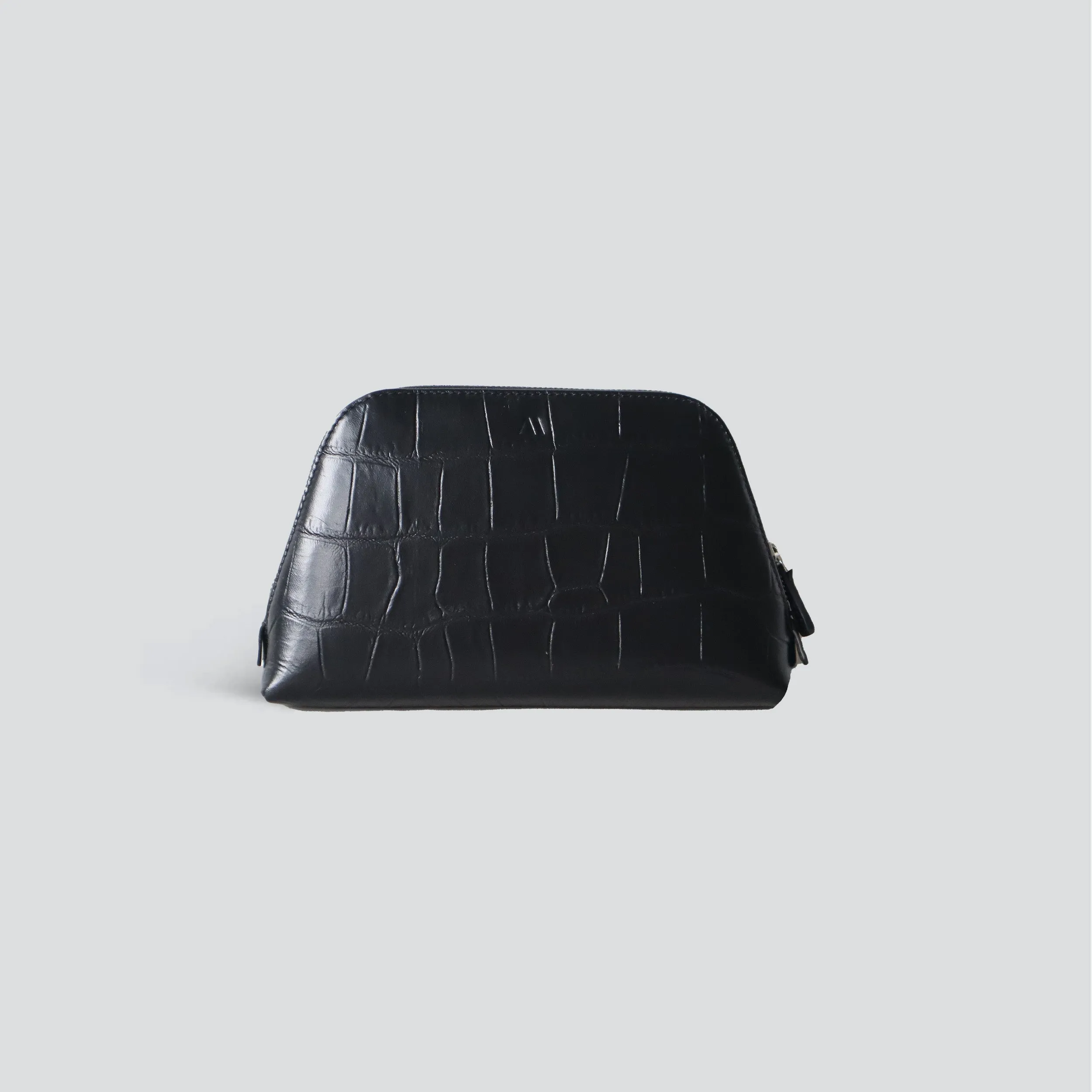 Makeup Bag - soft croco black sold by Kaai nv product image thumbnail 2