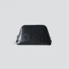 Makeup Bag - soft croco black sold by Kaai nv