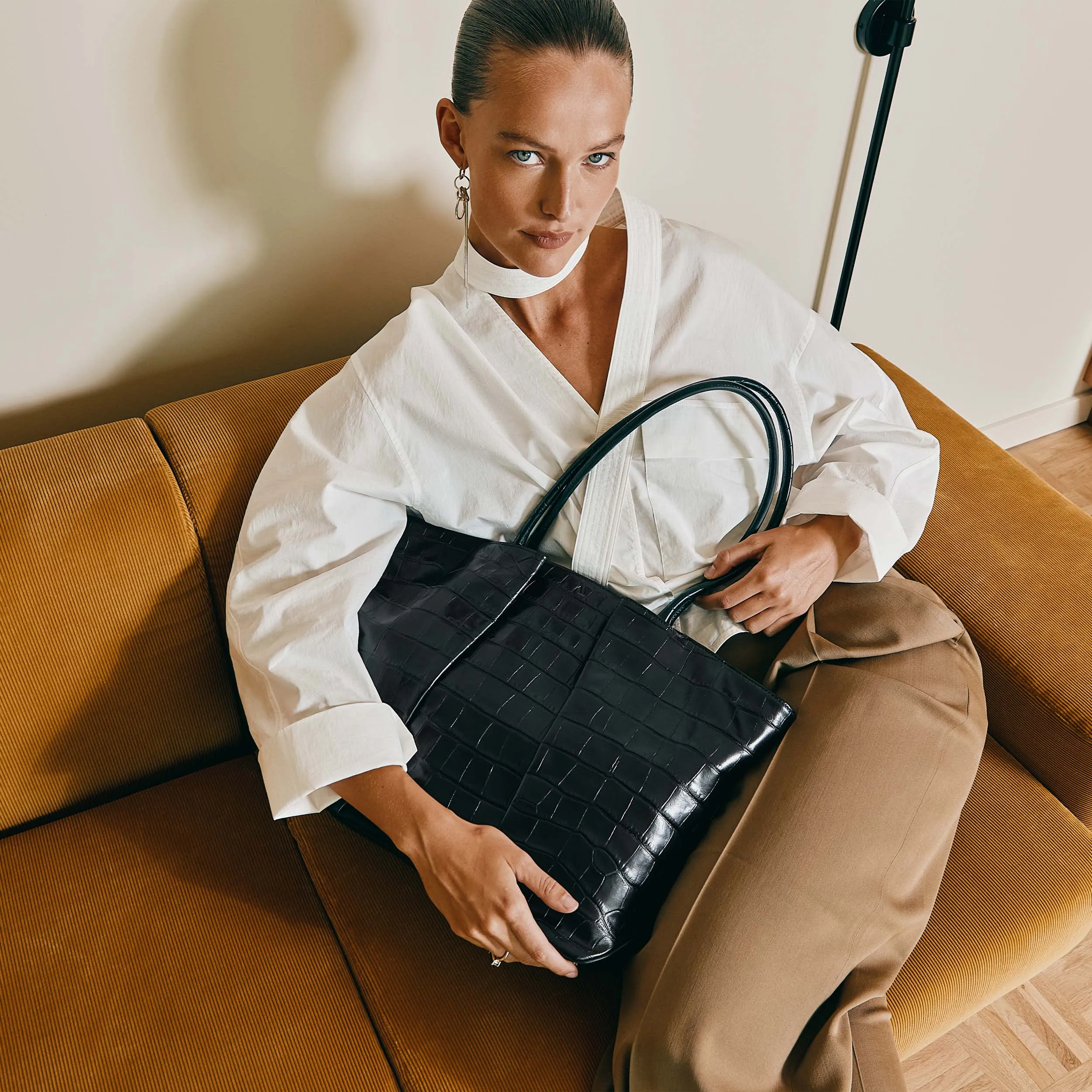 Horizon - soft croco black sold by Kaai nv product image thumbnail 4