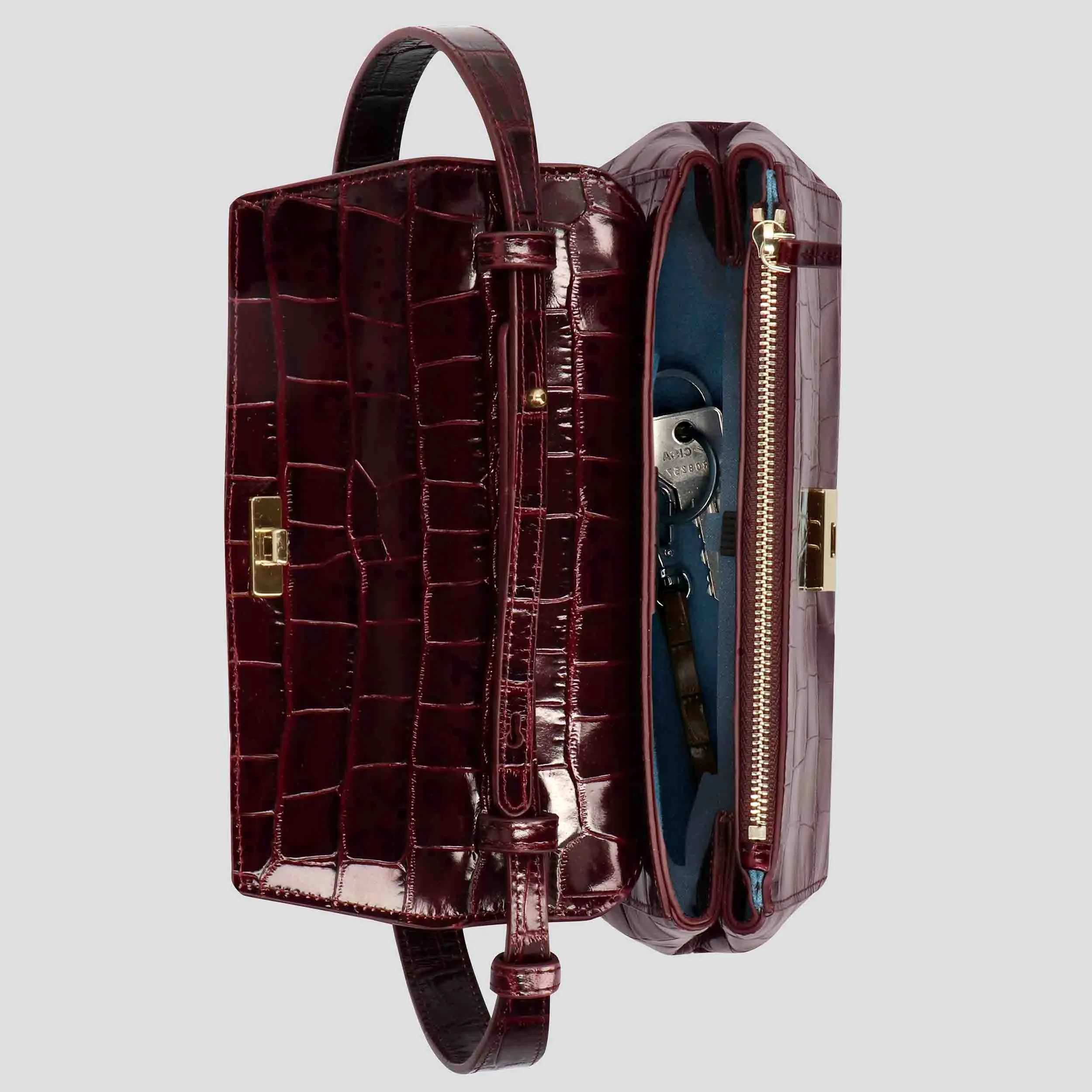 Ikon Clutch - croco fondant sold by Kaai nv product image thumbnail 3