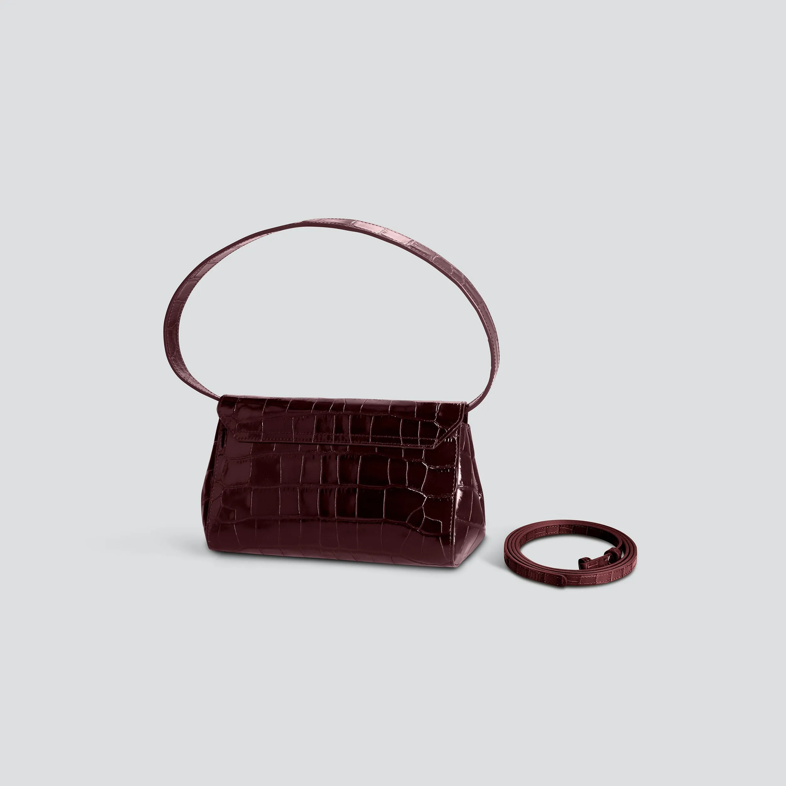 Ikon Clutch - croco fondant sold by Kaai nv product image thumbnail 2