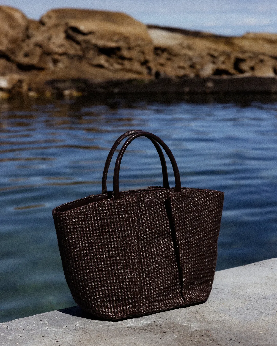 Mini Horizon - raffia dark brown sold by Kaai nv product image thumbnail 5